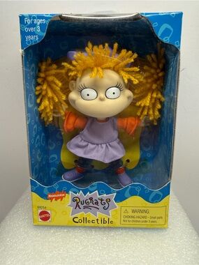 Nickelodeon Rugrats 1998 Collectible Angelica Figure Mattel New in Box.